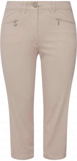 Ulla Popken Mony Stretch Capri Pants Orange - Jeans & Byxor i Stora Storlekar – Plus Size - 