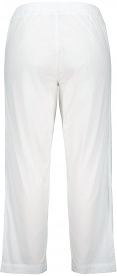 Ulla Popken Wide Leg Ruby Fit Stretch Chino Pants Snow White - Jeans & Byxor i Stora Storlekar – Plus Size - 