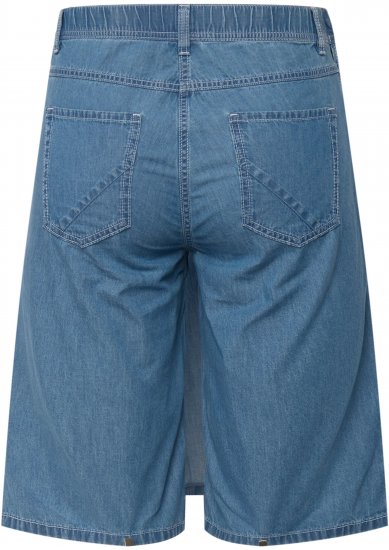 Ulla Popken Denim Wrap Look Skort Blue Denim - Jeans & Byxor i Stora Storlekar – Plus Size - 