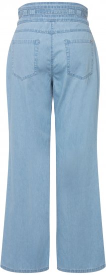 Ulla Popken Soft Denim Wide Leg Jeans Blue Denim - Jeans & Byxor i Stora Storlekar – Plus Size - 