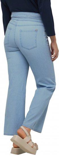 Ulla Popken Soft Denim Wide Leg Jeans Blue Denim - Jeans & Byxor i Stora Storlekar – Plus Size - 