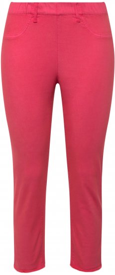 Ulla Popken Stretch Blend Bengaline Pants Light Pink - Jeans & Byxor i Stora Storlekar – Plus Size - 
