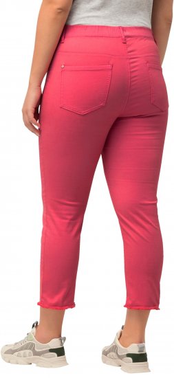 Ulla Popken Stretch Blend Bengaline Pants Light Pink - Jeans & Byxor i Stora Storlekar – Plus Size - 