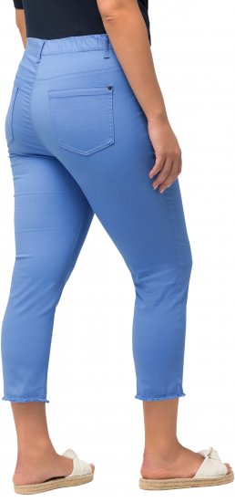Ulla Popken Stretch Blend Bengaline Pants Blue - Jeans & Byxor i Stora Storlekar – Plus Size - 