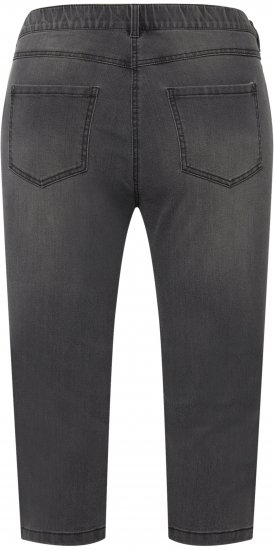 Ulla Popken Basic Capri Sarah Fit Jeans Gray - Jeans & Byxor i Stora Storlekar – Plus Size - 