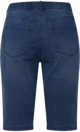 Ulla Popken Basic Denim Mandy Bermuda Shorts Light Blue Denim - Jeans & Byxor i Stora Storlekar – Plus Size - 