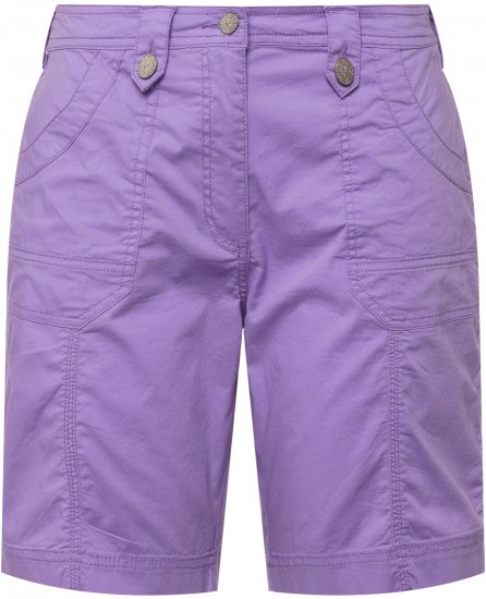 Ulla Popken Cargo Bermuda Shorts Pale Lilac - Jeans & Byxor i Stora Storlekar – Plus Size - 