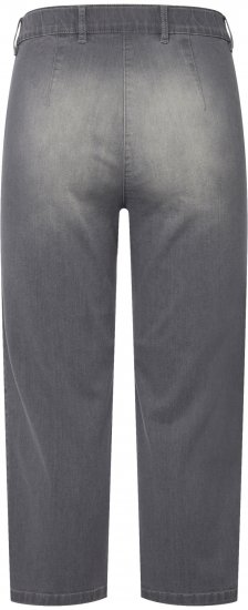 Ulla Popken Cropped Stretch Blend Mony Jeans Denim Blue - Jeans & Byxor i Stora Storlekar – Plus Size - 