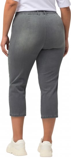 Ulla Popken Cropped Stretch Blend Mony Jeans Denim Blue - Jeans & Byxor i Stora Storlekar – Plus Size - 