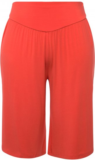 Ulla Popken Wide Leg Flared Bermuda Shorts - Jeans & Byxor i Stora Storlekar – Plus Size - 