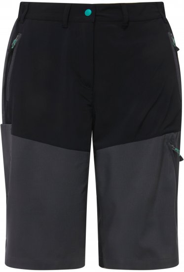 Ulla Popken Water Repellent Nordic Walking Shorts Black - Jeans & Byxor i Stora Storlekar – Plus Size - 