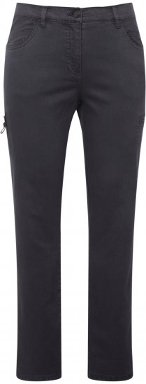 Ulla Popken Stretch Fit 6 Pocket Cargo Pants Black - Jeans & Byxor i Stora Storlekar – Plus Size - 