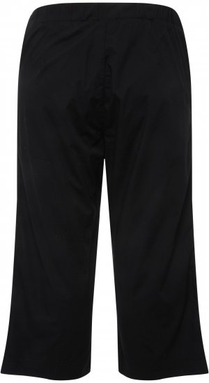 Ulla Popken Cropped Ruby Fit Pants Black - Jeans & Byxor i Stora Storlekar – Plus Size - 