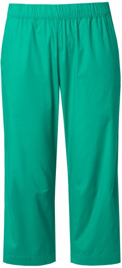 Ulla Popken Cropped Ruby Fit Pants Emerald Green - Jeans & Byxor i Stora Storlekar – Plus Size - 