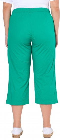 Ulla Popken Cropped Ruby Fit Pants Emerald Green - Jeans & Byxor i Stora Storlekar – Plus Size - 