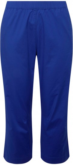 Ulla Popken Cropped Ruby Fit Pants Blue - Jeans & Byxor i Stora Storlekar – Plus Size - 