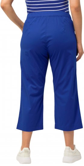 Ulla Popken Cropped Ruby Fit Pants Blue - Jeans & Byxor i Stora Storlekar – Plus Size - 