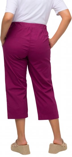 Ulla Popken Cropped Ruby Fit Pants Magnolia Red - Jeans & Byxor i Stora Storlekar – Plus Size - 