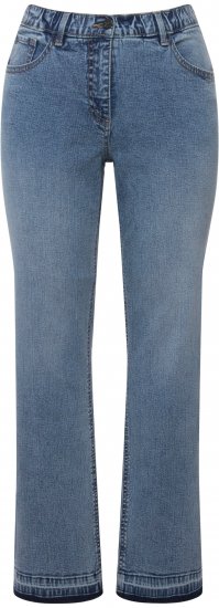 Ulla Popken Wide Leg Stretch Fit Mandy Jeans Light Blue Denim - Jeans & Byxor i Stora Storlekar – Plus Size - 