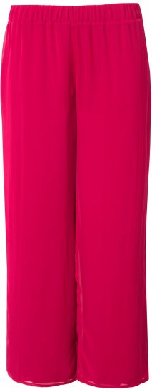 Ulla Popken Layered Chiffon Wide Leg Pants - Jeans & Byxor i Stora Storlekar – Plus Size - 