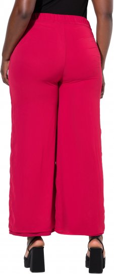 Ulla Popken Layered Chiffon Wide Leg Pants - Jeans & Byxor i Stora Storlekar – Plus Size - 