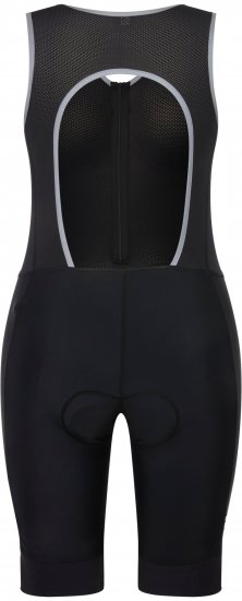 Ulla Popken Padded Cycling Zip Front Bodysuit Black - Jeans & Byxor i Stora Storlekar – Plus Size - 