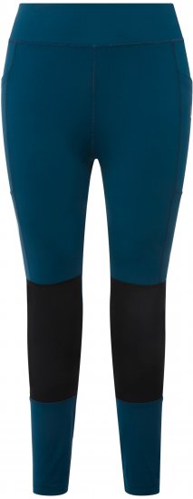 Ulla Popken High Waisted Hiking Leggings Blue - Jeans & Byxor i Stora Storlekar – Plus Size - 