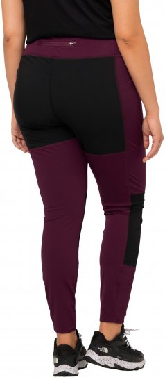 Ulla Popken High Waisted Hiking Leggings Purple - Jeans & Byxor i Stora Storlekar – Plus Size - 