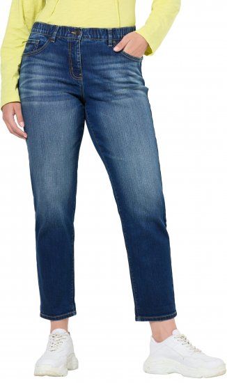 Ulla Popken Boyfriend Jeans Blue Denim - Jeans & Byxor i Stora Storlekar – Plus Size - 