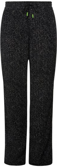 Ulla Popken Speckled Crepe Pull On Pants Black - Jeans & Byxor i Stora Storlekar – Plus Size - 