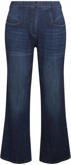 Ulla Popken Bootcut Stretch Fit Jeans Blue - Jeans & Byxor i Stora Storlekar – Plus Size - 