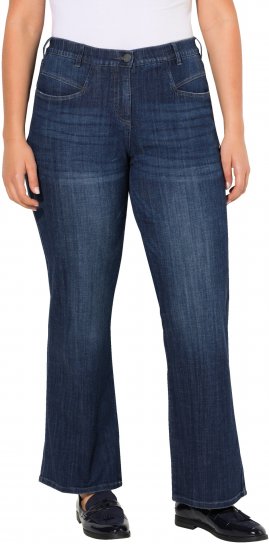 Ulla Popken Bootcut Stretch Fit Jeans Blue - Jeans & Byxor i Stora Storlekar – Plus Size - 