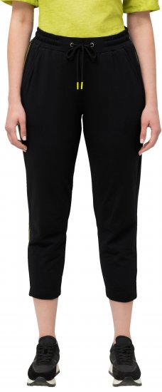 Ulla Popken Decorative Seam Sweatpants Black - Jeans & Byxor i Stora Storlekar – Plus Size - 