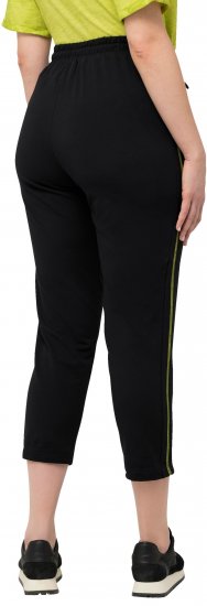 Ulla Popken Decorative Seam Sweatpants Black - Jeans & Byxor i Stora Storlekar – Plus Size - 