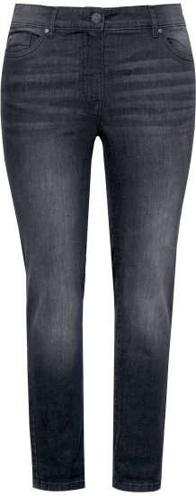 Ulla Popken Rhinestone Detail Stretch Fit Jeans Black - Jeans & Byxor i Stora Storlekar – Plus Size - 