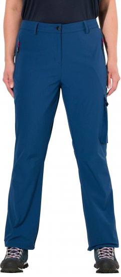 Ulla Popken Anti Mosquito Quick Dry Pants Deep Aqua - Jeans & Byxor i Stora Storlekar – Plus Size - 