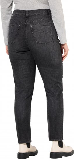 Ulla Popken Rivet Detail Mom Jeans Denim Blue - Jeans & Byxor i Stora Storlekar – Plus Size - 