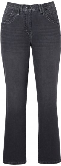 Ulla Popken Wide Leg Mandy Jeans Black - Jeans & Byxor i Stora Storlekar – Plus Size - 