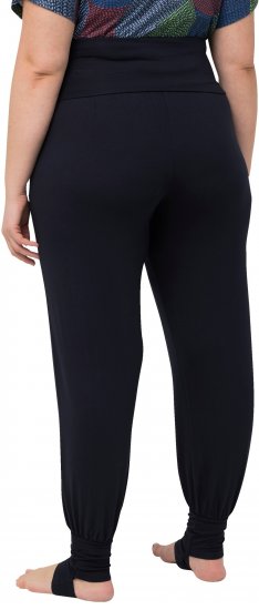 Ulla Popken Stirrup Yoga Pants Navy - Jeans & Byxor i Stora Storlekar – Plus Size - 