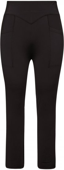 Ulla Popken Straight Leg Quick Drying Leggings Black - Jeans & Byxor i Stora Storlekar – Plus Size - 
