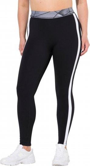 Ulla Popken High Waisted Leggings Black - Jeans & Byxor i Stora Storlekar – Plus Size - 