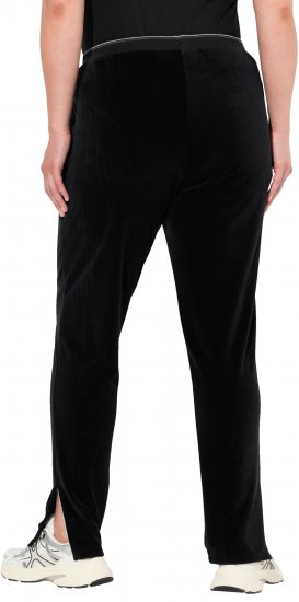 Ulla Popken Velvet Leggings Black - Jeans & Byxor i Stora Storlekar – Plus Size - 