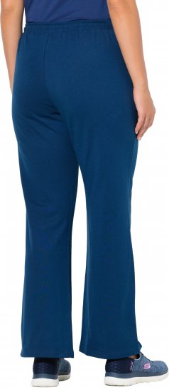 Ulla Popken Tracksuit Pants Blue - Jeans & Byxor i Stora Storlekar – Plus Size - 