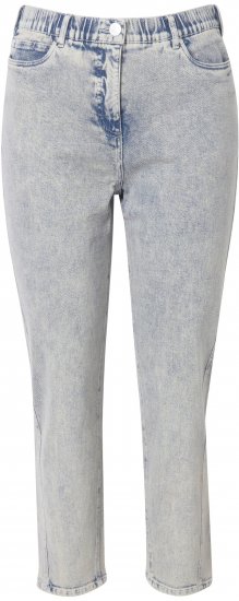 Ulla Popken Tapered Leg Mom Jeans Blue Denim - Jeans & Byxor i Stora Storlekar – Plus Size - 