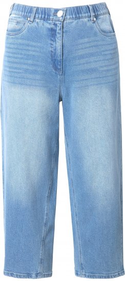 Ulla Popken Tapered Leg Mom Jeans Blue - Jeans & Byxor i Stora Storlekar – Plus Size - 