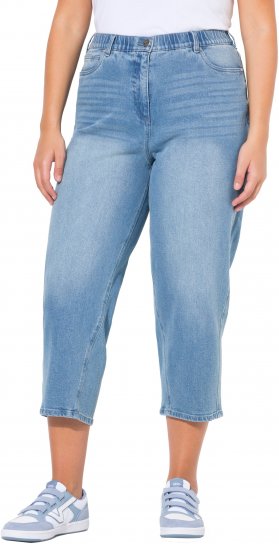 Ulla Popken Tapered Leg Mom Jeans Blue - Jeans & Byxor i Stora Storlekar – Plus Size - 