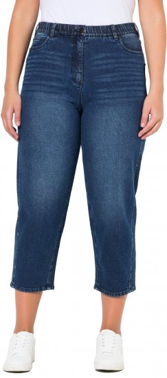 Ulla Popken Tapered Leg Mom Jeans Denim Blue - Jeans & Byxor i Stora Storlekar – Plus Size - 
