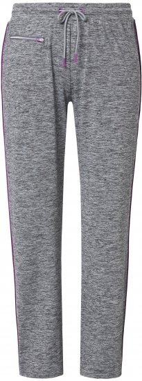 Ulla Popken Quick Drying Jogging Pants Grey - Jeans & Byxor i Stora Storlekar – Plus Size - 