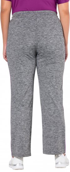 Ulla Popken Quick Drying Jogging Pants Grey - Jeans & Byxor i Stora Storlekar – Plus Size - 