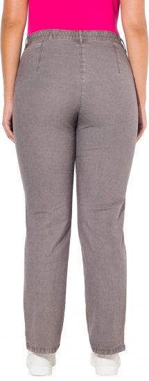 Ulla Popken Tapered Leg Mony Pants Black - Jeans & Byxor i Stora Storlekar – Plus Size - 